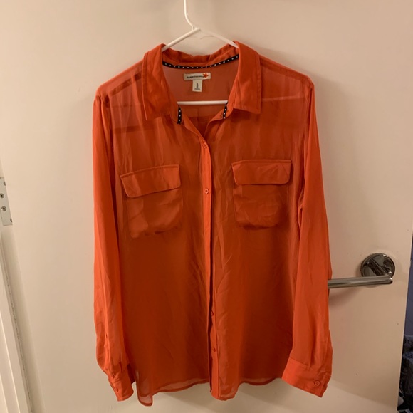 Sheer button down - Picture 1 of 5